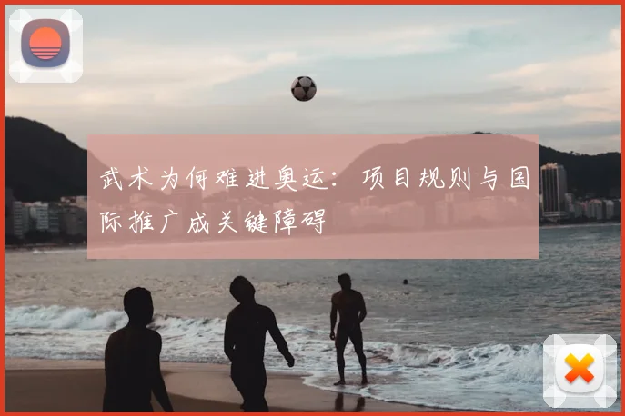 武术为何难进奥运：项目规则与国际推广成关键障碍